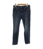 プラステ PLST デニムパンツ ジーンズ スキニー アンクル丈 24 インディゴ 紺 ネイビー /XZ ■GY99