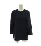 チノ CINOH Tシャツ カットソー 長袖 クルーネック 袖スリット 40 紺 ネイビー /XZ ■GY99