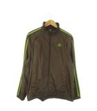 アディダス adidas Clima365 ジャケット ウインドブレーカー L 茶 ブラウン スタンドカラー 裏メッシュ /AO11 ■GY99