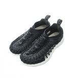 キーン KEEN ユニークスニーク サンダル 26.5cm 黒 ブラック 編み込みデザイン プルタブ 厚底ソール 1023139 ■GY35 /RI ■OS