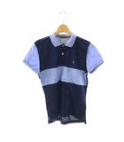 ラルフローレン RALPH LAUREN ポロシャツ 半袖 M ブルー ネイビー /DF ■GY35