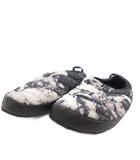 ザノースフェイス THE NORTH FACE スリッポン サンダル ミュール 27.5cm 白 ホワイト 黒 ブラック マーブル柄 キルティング プルタブ /MX ■GY99