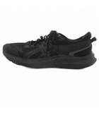 アシックス asics ランニングシューズ スニーカー 26cm 黒 ブラック  メッシュパネル プルストラップ /YF ■GY99