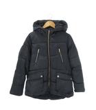 ザラ ZARA Girls 中綿ジャケット 子ども服(女の子用) 10 140 紺 ネイビー フード付き 長袖 無地 /AO17 ■GY99