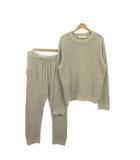 ジェラートピケオム GELATO PIQUE HOMME ルームウェア 部屋着 セットアップ 上下 ワッフルニット M ベージュ /MN2 ■GY99