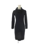 ブルックスブラザーズ BROOKS BROTHERS ニットワンピース ウール S 紺 ネイビー 無地 カウルネック 長袖 /CK38 ■GY99