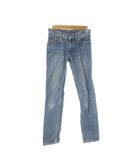 リーバイス Levi's W521 デニム ジーンズ 綿 青 ブルー インディゴ ウォッシュ加工 ストレート /CK51 ■GY99