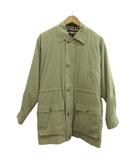 ダックス DAKS ステンカラーコート M カーキ 長袖 ライナー付き レギュラーカラー フラップポケット ハーフ丈 /AY ■GY99