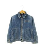 ダナキャランニューヨーク DKNY デニムジャケット Gジャン ジージャン ジップアップ 子ども服(女の子用) 12 青 ブルー /AH24 ■GY99