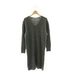 セオリーリュクス theory luxe ニットワンピース 膝丈 長袖 38 グレー /DO ■GY99