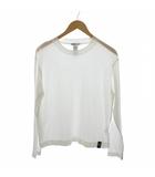 ダブルスタンダードクロージング ダブスタ DOUBLE STANDARD CLOTHING Tシャツ カットソー 白 ホワイト 無地 ラウンドネック 長袖 /LP ■GY99