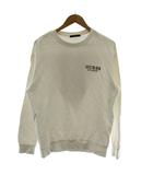 ゲス GUESS ロゴスウェット トレーナー M 白 ホワイト 長袖 ラウンドネック /GG ■GY99