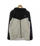 フィラ FILA ジャケット 上着 0 白 ホワイト 紺色 ネイビー フード 長袖 /LP ■GY99