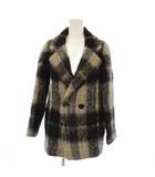 コート 黒 ブラック ベージュ チェック柄 長袖 /LP ■GY99