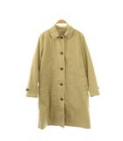 マーガレットハウエル MARGARET HOWELL PROOFED COTTON NYLON ステンカラーコート ダウンライナー付き 0 カーキベージュ /ES ■GY06