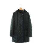 マッキントッシュ MACKINTOSH キルティング コート ロング 中綿 裏ボア フード 38 ネイビー /HK ■GY06