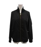 エディーバウアー EDDIE BAUER MA-1 フライトジャケット PS 黒 ブラック 裏地フリース /MX