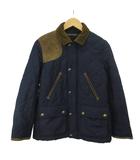 ラルフローレン RALPH LAUREN ハンティングジャケット 中綿ジャケット アウター キルティング ガンパッチ ジップアップ 11 L 紺 ネイビー /XZ ■GY50