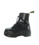 ドクターマーチン DR.MARTENS AW006 ショートブーツ 8ホール ロゴ 厚底 レザー UK8 27cm 黒 ブラック ■GY50 /MQ