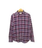 ティーケーミクスパイス タケオキクチ THE SHOP TK MIXPICE フランネルシャツ チェックシャツ 長袖シャツ XL 紫 パープル チェック柄 /MW ■GY99 ▲H