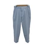 ブルックスブラザーズ BROOKS BROTHERS スラックスパンツ 31 水色 ライトブルー 無地 ロールアップ アンクル丈 /YS9 ■GY99