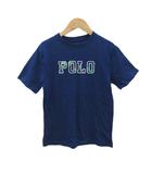 ポロ ラルフローレン POLO RALPH LAUREN Tシャツ カットソー 半袖 M 紺 ネイビー ロゴプリント /SM9 ■GY99 男の子