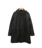 ダウンコート XL 黒 ブラック フード付き 長そで 無地 /MN30 ■GY99