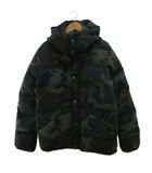 ザノースフェイス THE NORTH FACE キャンプシエラショートジャケット ダウンジャケット 上着 M カーキ 迷彩柄 フード付き 長袖 ND91421 /PP ■GY50