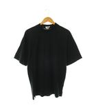 エルメス HERMES カットソー Tシャツ 馬車ロゴ M ブラック ヴィンテージ /CX ■GY50