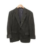 チャップス CHAPS RALPH LAUREN テーラードジャケット 2B ヘリーボーン ラム混 モヘア混 96 AB5 グレー /JS ■GY50