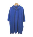 ポロゴルフ ラルフローレン POLO GOLF RALPH LAUREN ポロシャツ XL 青 ブルー 無地 半袖 襟付き /NP ■GY99