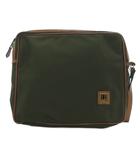 ダンヒル dunhill クラッチバッグ セカンドバッグ カーキ ロゴプレート パイピング /IB ■GY99