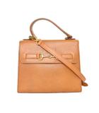 エル ELLE ハンドバッグ ショルダーバッグ 2way 茶 ブラウン ■GY99