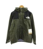 ザノースフェイス THE NORTH FACE マウンテン レインテックス ジャケット MOUNTAIN RAINTEX JACKET マウンテンパーカー ロゴ L カーキ 黒 ブラック NP12333 /AN25 ■GY50
