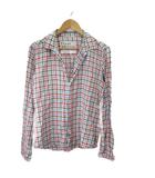 フランク&アイリーン Frank&Eileen ブロックチェックシャツ シャツ 麻 リネン S 白 ホワイト 水色 赤 レッド 紫 パープル カーキ ブロックチェック 長袖  /SH ■GY06