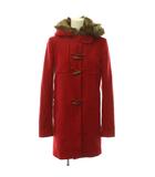 パトリツィアペペ PATRIZIA PEPE ダッフルコート ファー フード 40 レッド /ES ■GY06