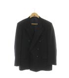 ジバンシィ GIVENCHY テーラードジャケット ダブル 背抜き ブラック /DF ■GY50