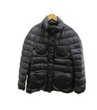 ウルトラライトダウンジャケット  上着 L 黒 ブラック スタンドカラー 長袖 キルティング /211-432602 NP ■GY44
