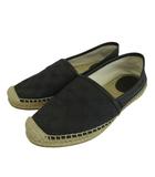グッチ GUCCI GGキャンバス エスパドリーユ スリッポン フラットシューズ 総柄 36 23cm 紺 ネイビー ベージュ 466902 /XZ ■GY76