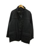 ユニクロ UNIQLO スタンドカラーコート アウター  XL 黒 ブラック 無地 ハイネック 長袖 /SH ■GY74