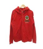 アヴィレックス AVIREX フルジップパーカー シール チーム10 フーディー ジップアップ 2XL 赤 レッド 6193336 /NU ■GY50