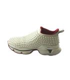 クリスチャンルブタン Christian louboutin SPIKE-SOCK スニーカー シューズ 靴 スタッズ 40.5 25.5cm 白 ホワイト ■GY50 /MQ