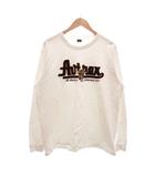 アヴィレックス AVIREX ヴァーシティ ロゴ&トーチ Tシャツ ロンT クルーネック 長袖 2XL 白 ホワイト 6113418 /NU ■GY50