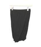 ティーバイアレキサンダーワン T by Alexanderwang タイトスカート ウエストゴム S 黒 ブラック ひざ上丈 /NP ■GY06