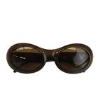 グッチ GUCCI ヴィンテージ 眼鏡 サングラス セルフレーム オーバル インターロッキングG 56□22-140 茶色 ブラウン GG2400/N/S /XZ ■GY12