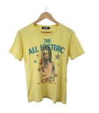 ヒステリックグラマー HYSTERIC GLAMOUR Tシャツ プリント 半袖 クルーネック M 黄 イエロー 0204CT05 /KK ■GY12