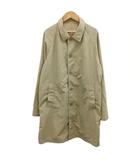 ユニクロ UNIQLO ナイロンコート レギュラーカラー M ベージュ ミディ丈 /KK ■GY12