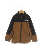 ザノースフェイス THE NORTH FACE トレッカージャケット バイカラー ロゴ刺繍 120 茶 ブラウン 黒 ブラック /MI ■GY53