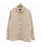 アーペーセー A.P.C. コーデュロイシャツジャケット リネン混 長袖 M ベージュ /UO