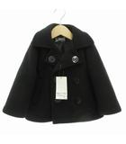 ショット SCHOTT タグ付き Pコート ショート 総裏地 90 黒 ブラック /GV